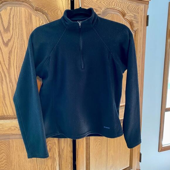Patagonia Capilene Black Fleece Long Sleeve Pullover Women’s Medium 1/4 Zipper - Picture 8 of 14